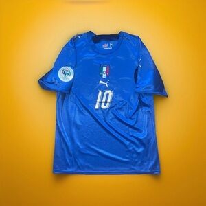 Puma Francesco Totti Italy 2006 World Cup Soccer Jersey